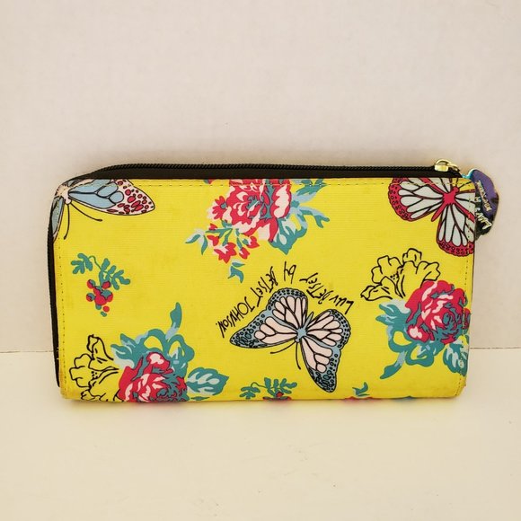 Betsey Johnson Floral Butterfly Wallet - Picture 2 of 9